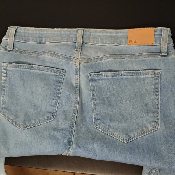 Paige Hoxton Skinny Crop Stretch Jeans Size 30 - Picture 3 of 5
